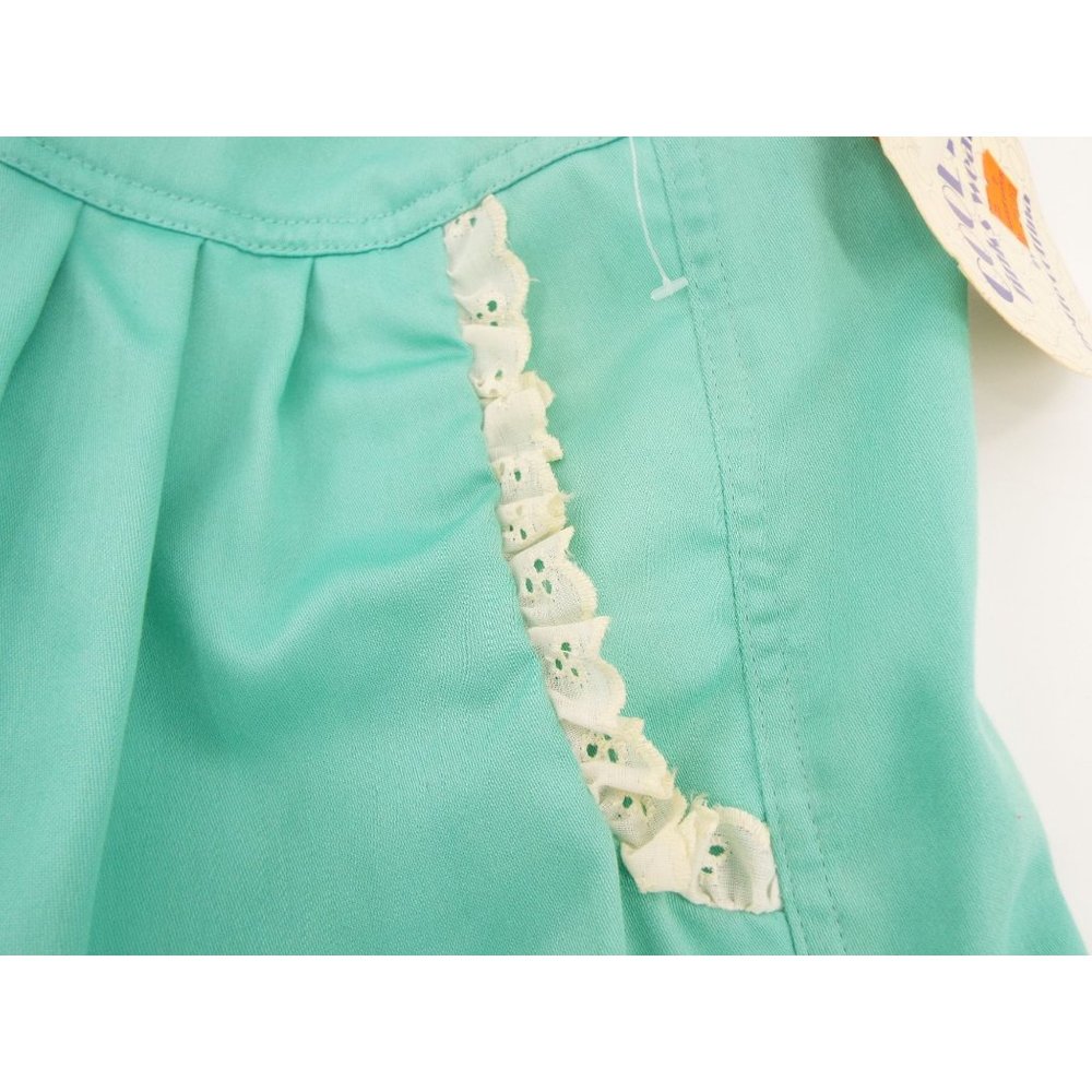 Vintage Bette Coffina Cool It Mint Green Pleated High Waisted Shorts Size 8 - Picture 8 of 12